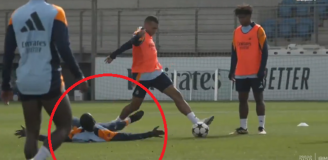 Tak Rudiger chciał ZATRZYMAĆ Kyliana Mbappe na treningu Realu xD [VIDEO]